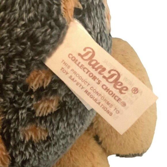 Dan Dee Collectors Choice Spotted Puppy Dog Plush 16 inch Sitting Heart Nose - Picture 6 of 6